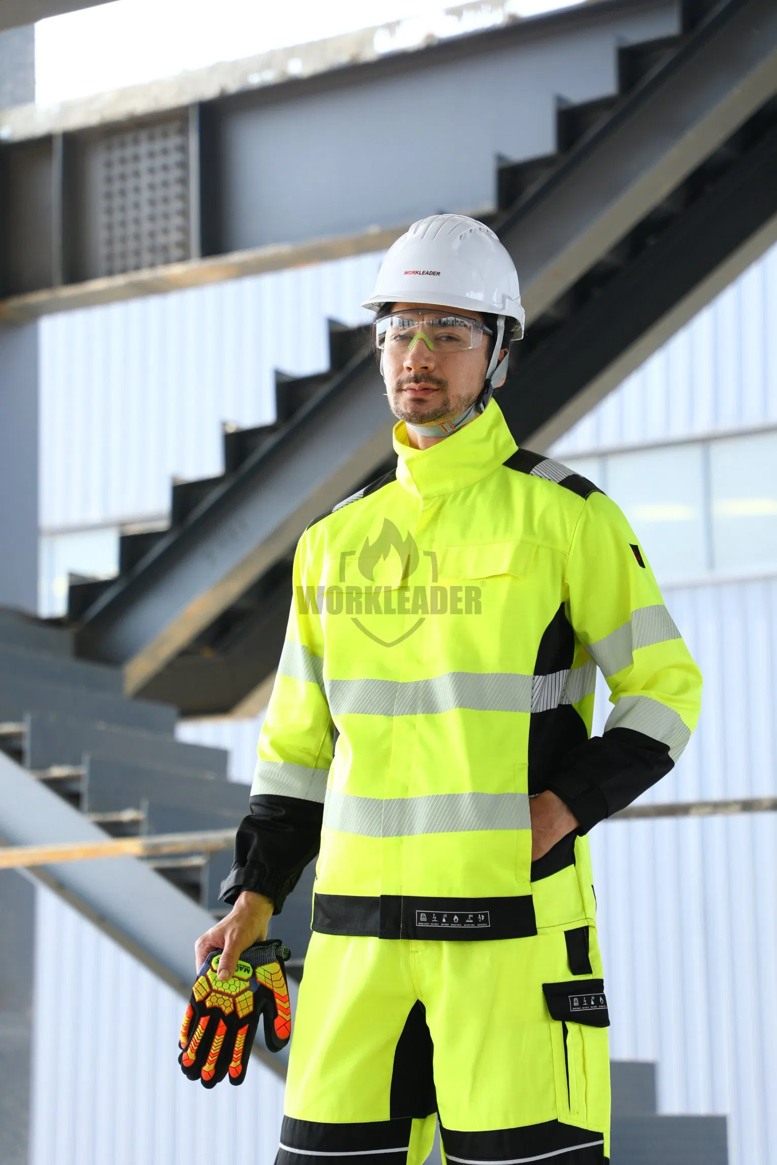 Factory Price Oil and Gas Industry UL Compliant Reflective Uniforme Safety Jacket