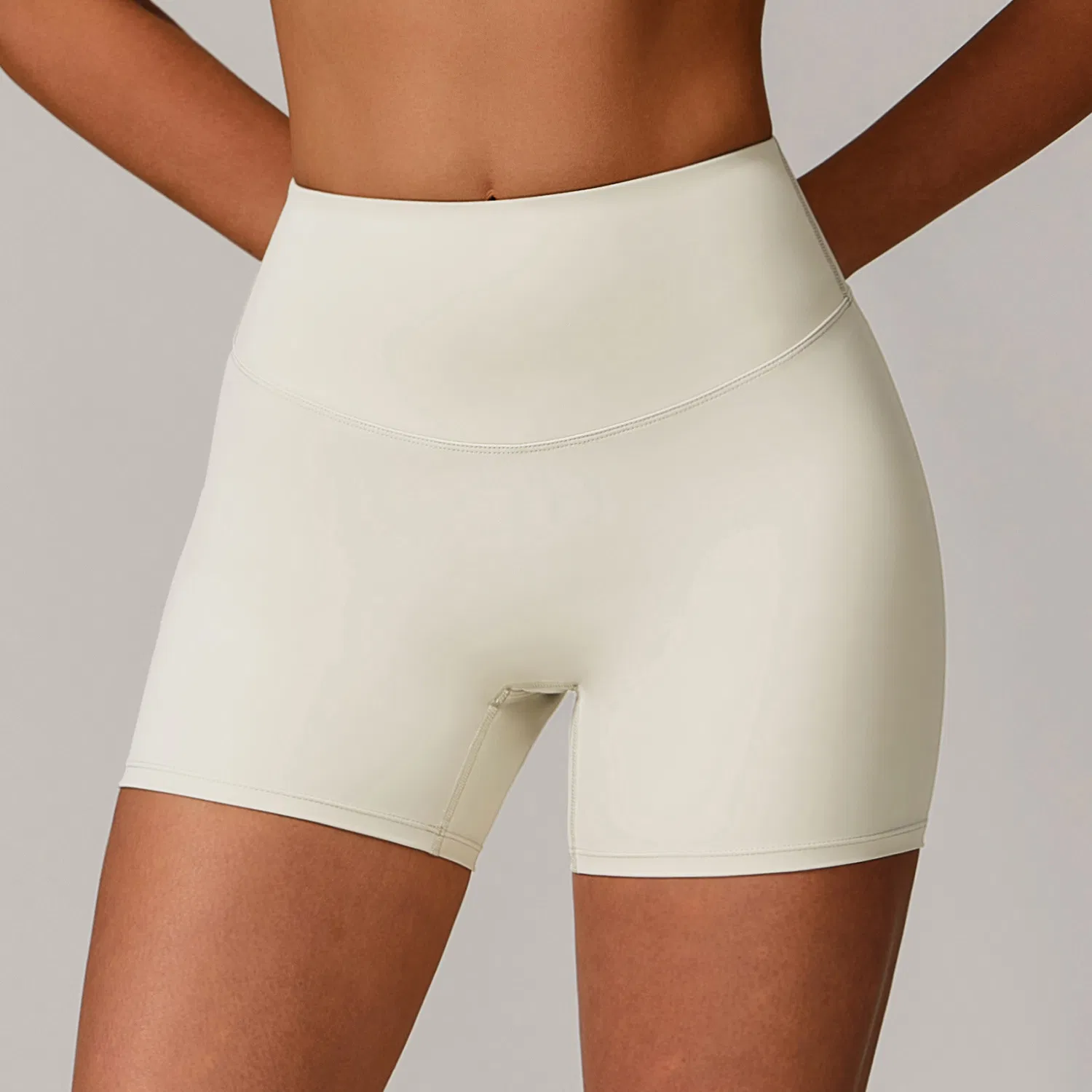 Custom High Quality Breathable Quick-Drying Anti-UV High-Waisted Buttock Lifting Running Sports Shorts Gym Fitness Clothing Yoga Legging for Women