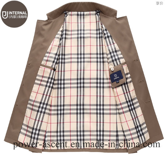 Top-Quality Men′s Spring/Autumn Classic Wind-Proof Casual Jacket