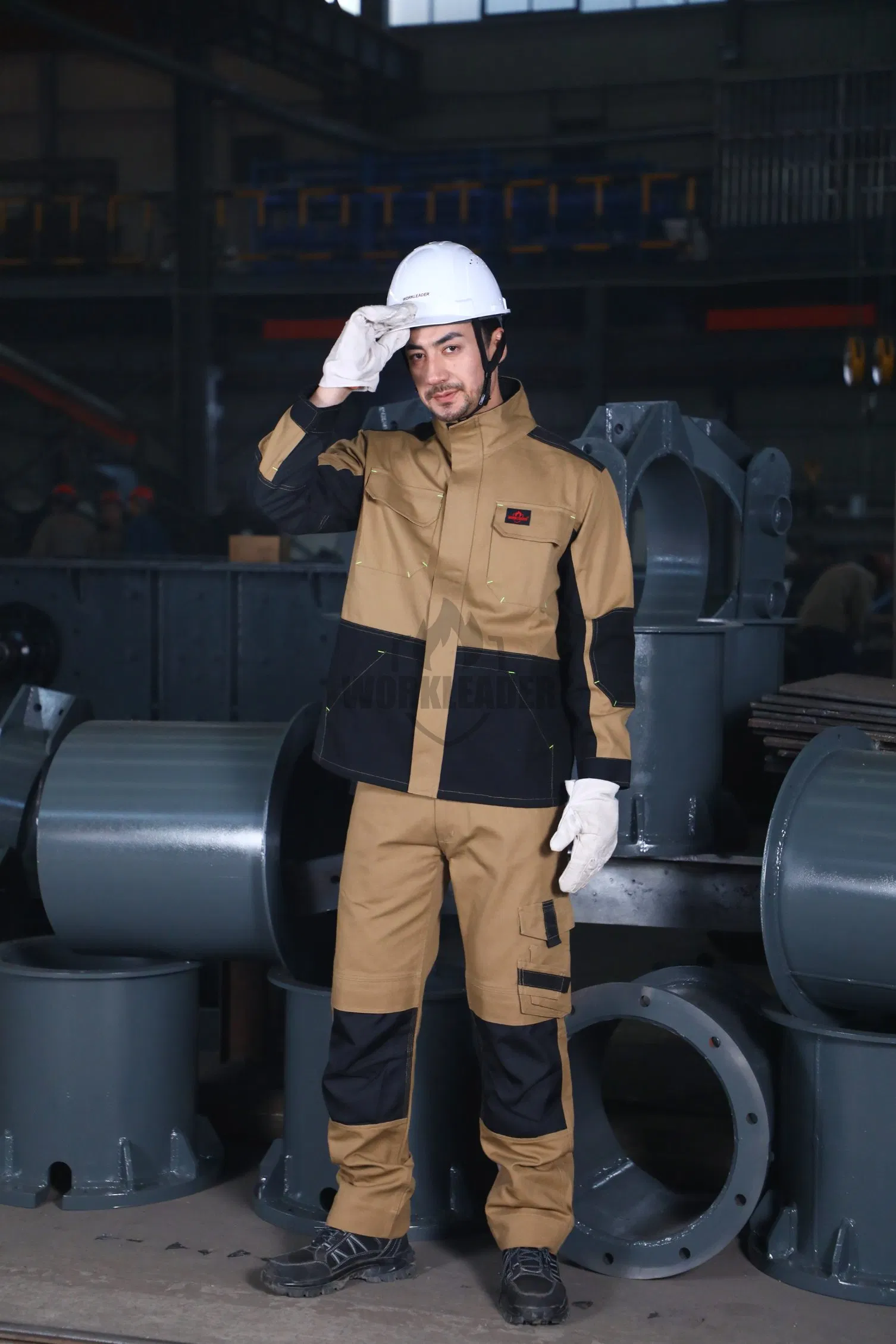 ODM Machinery Anti-Static Arc Flash Product Fire Retardant Clothing Fr Safety Work Jacket Suit