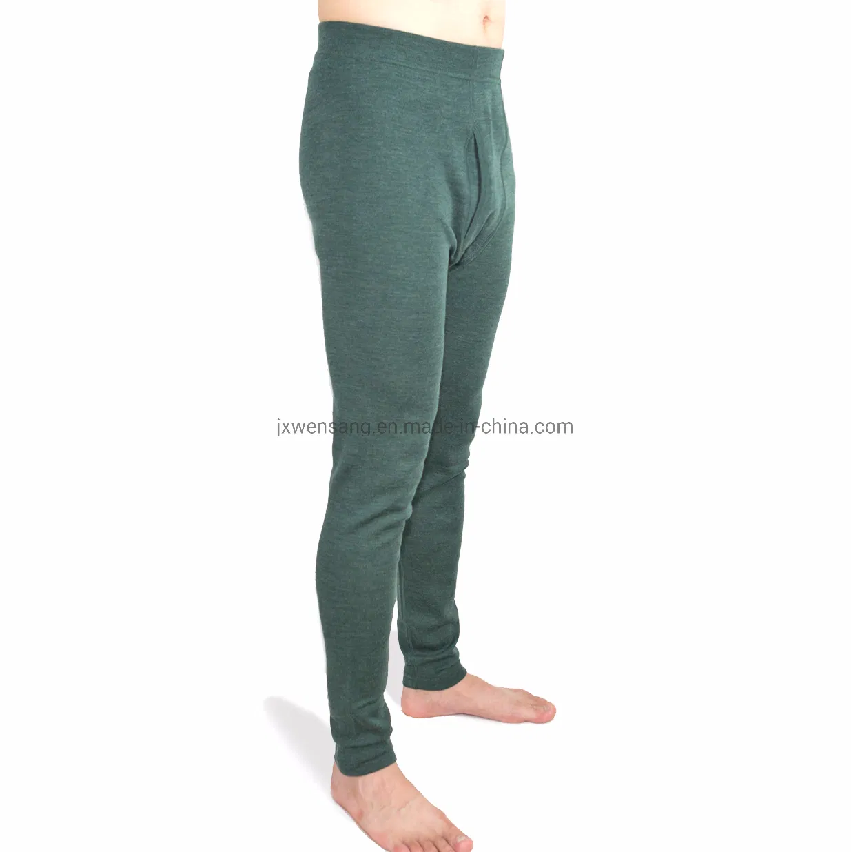 Custom Made OEM Australian Merino Wool Men's Thermal Underwear Underwear Long Johns Legging From China Manufacturer
