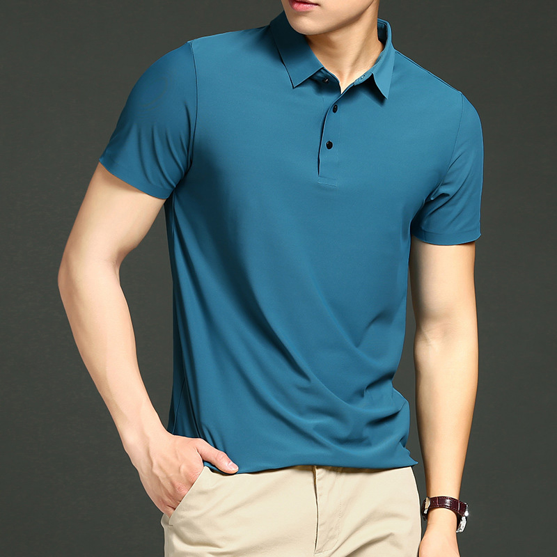 Competitively Price Casual Flexible Short Sleeved Polo Shirt Breathable Polo Manches Courtes Polo Shirt for Daily Routine