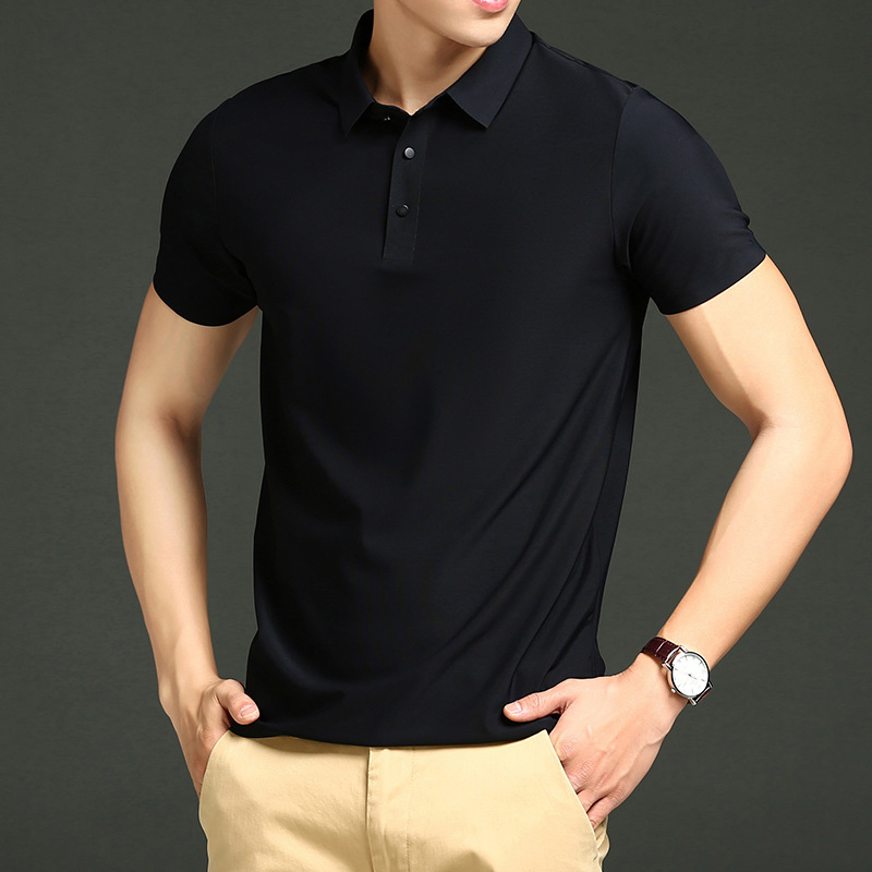 Competitively Price Casual Flexible Short Sleeved Polo Shirt Breathable Polo Manches Courtes Polo Shirt for Daily Routine
