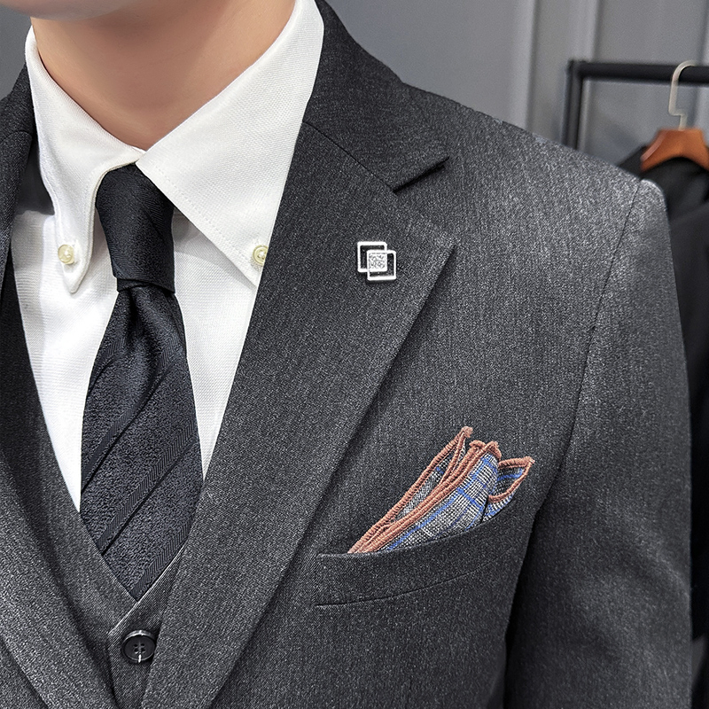 2025 High Quality Professional Customized Elegant Men's 3 Pieces Suit Blazer