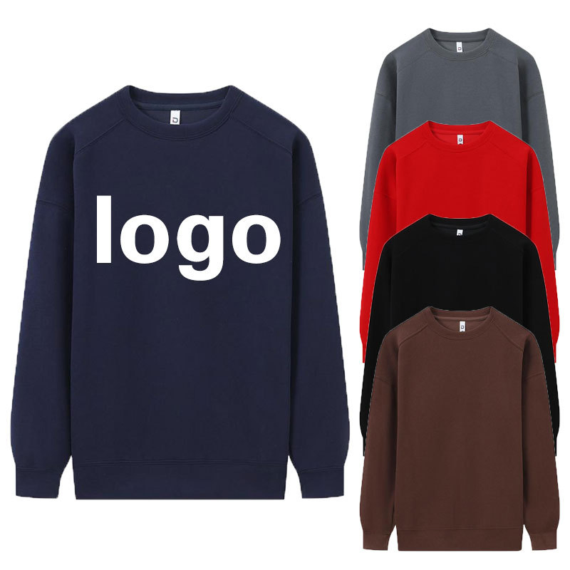 Unisex 100 Percent Cotton Crew Neck Sweatshirts with Custom Your Own Design