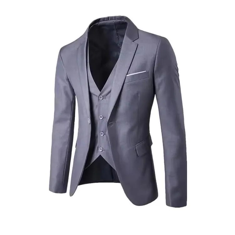 Slim Fit Blazer Suit Front View