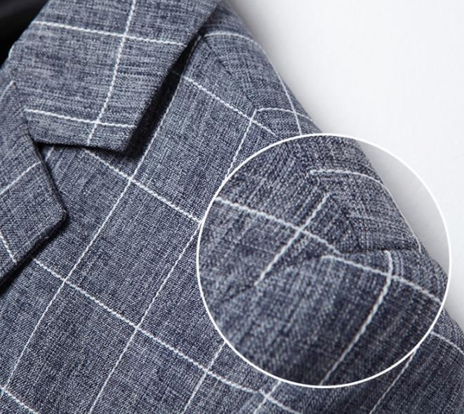 Blazer for Dinner Wedding Prom Men's Tuxedo Jacket Notched Lapel One Button Suit