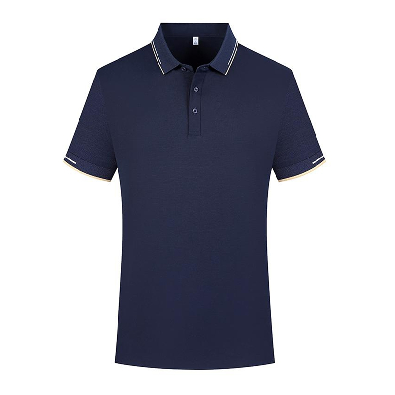 100% Polyester Mens Golf Polo T Shirts Custom Uniform Short Sleeve Polo Shirt with Custom Logo Printed