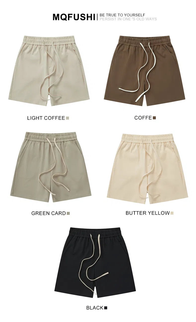 Comfortable Gentle Fade-Resistant Stretchy High-Waist Single Jersey Shorts