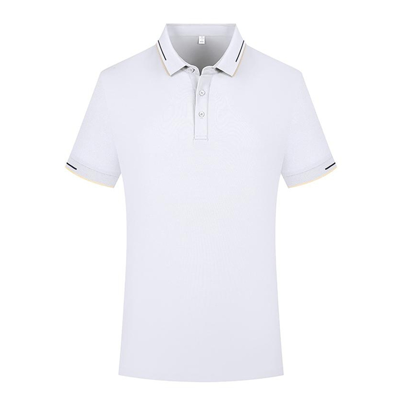 100% Polyester Mens Golf Polo T Shirts Custom Uniform Short Sleeve Polo Shirt with Custom Logo Printed