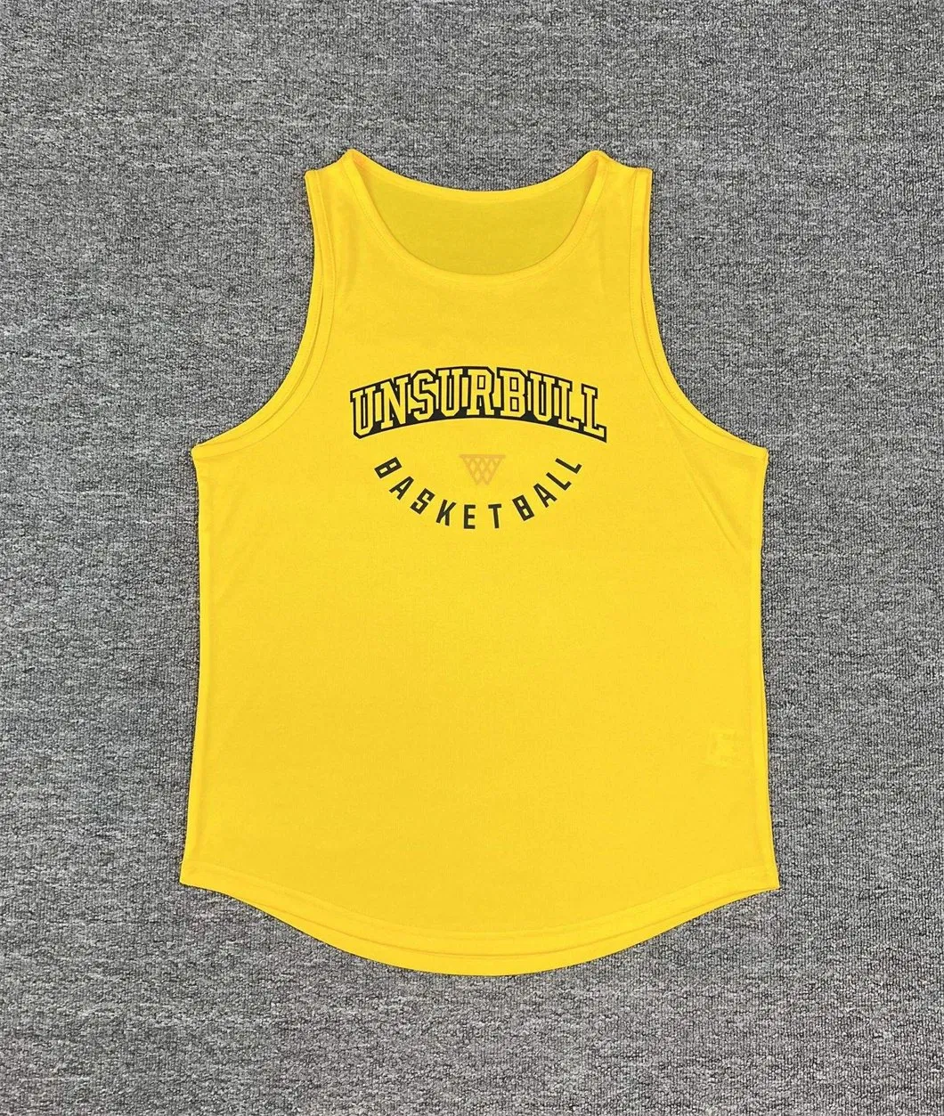 Wholesales Cheap Running Crop Tops Customized Light Weight Basketball Jerseys Breathable Gym Vest Oversize Men's Tank Tops