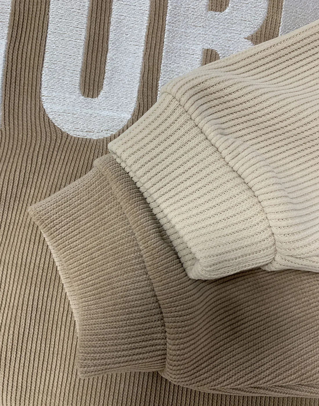 Corduroy Sweatshirt Detail 3