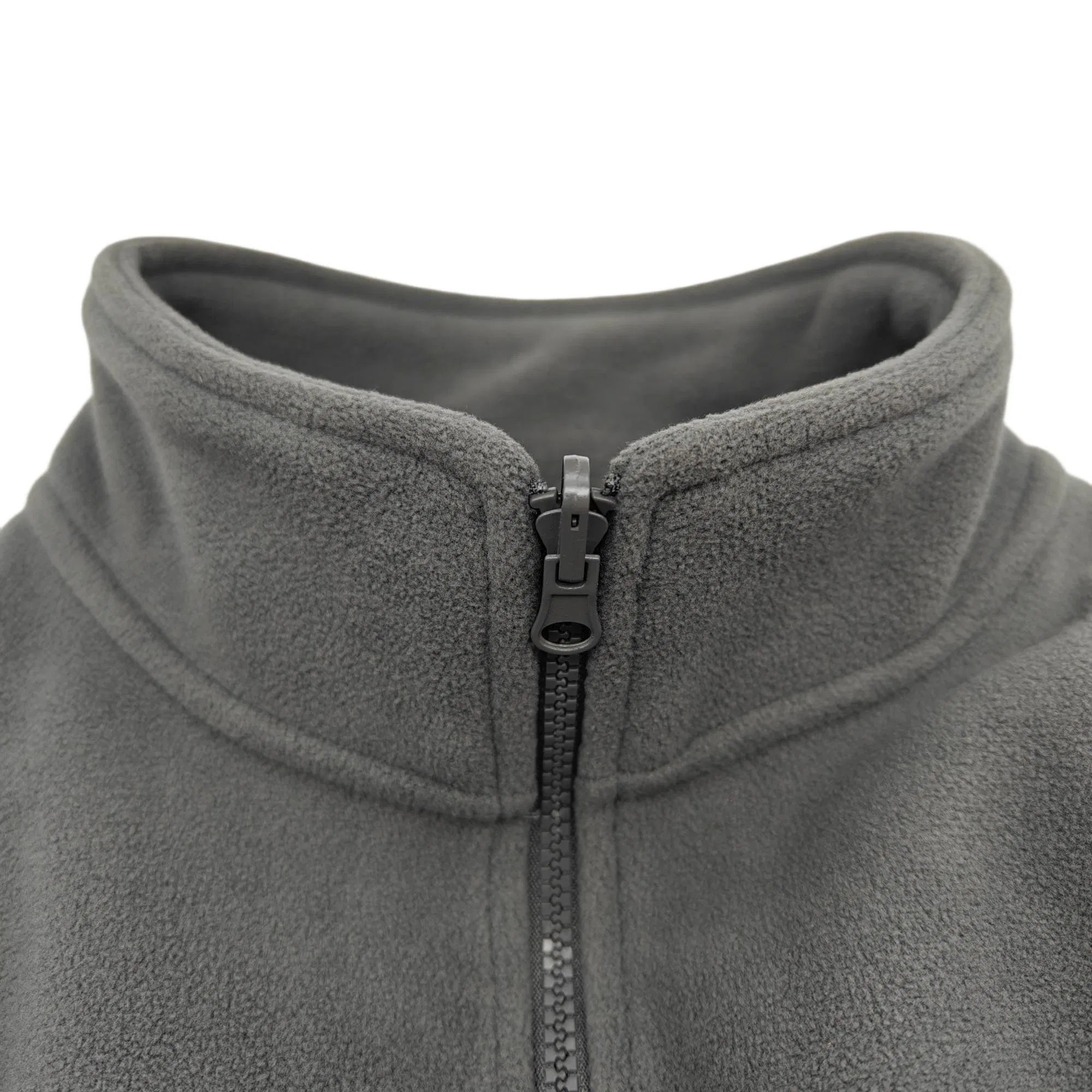 Men's Lightweight Full Zip Soft Polar Fleece Jacket Outdoor Recreation Coat with Zipper Pockets