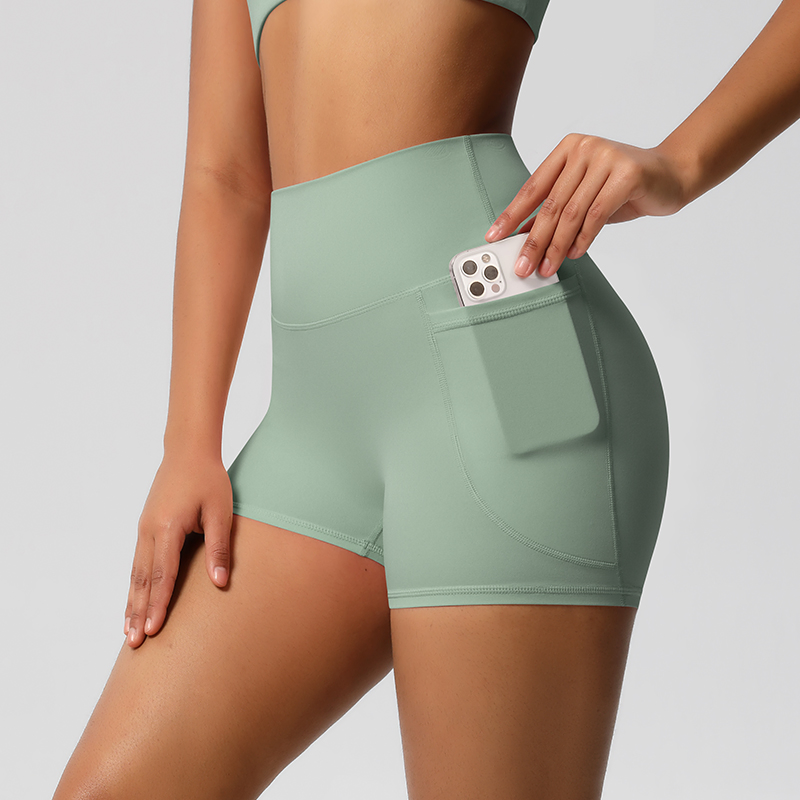 Women's Lightweight Yoga Shorts with Pockets for Gym &amp; Yoga