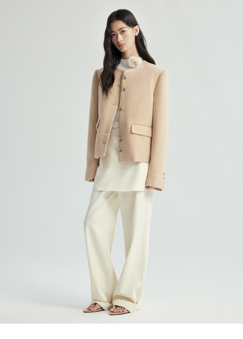 Korean Style Fake Two-Piece Skirt Pants Women's Long Straight Leg Pants