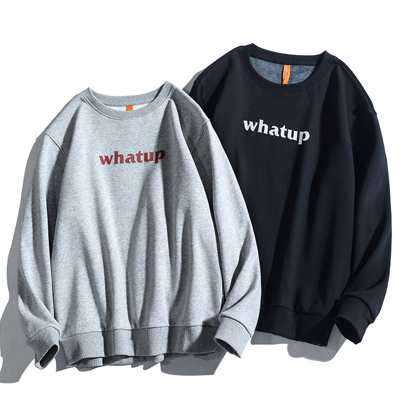 Popular Unisex 100% Cotton Sweatshirts Costom Logo Hoodies Crewneck Sweatshirt