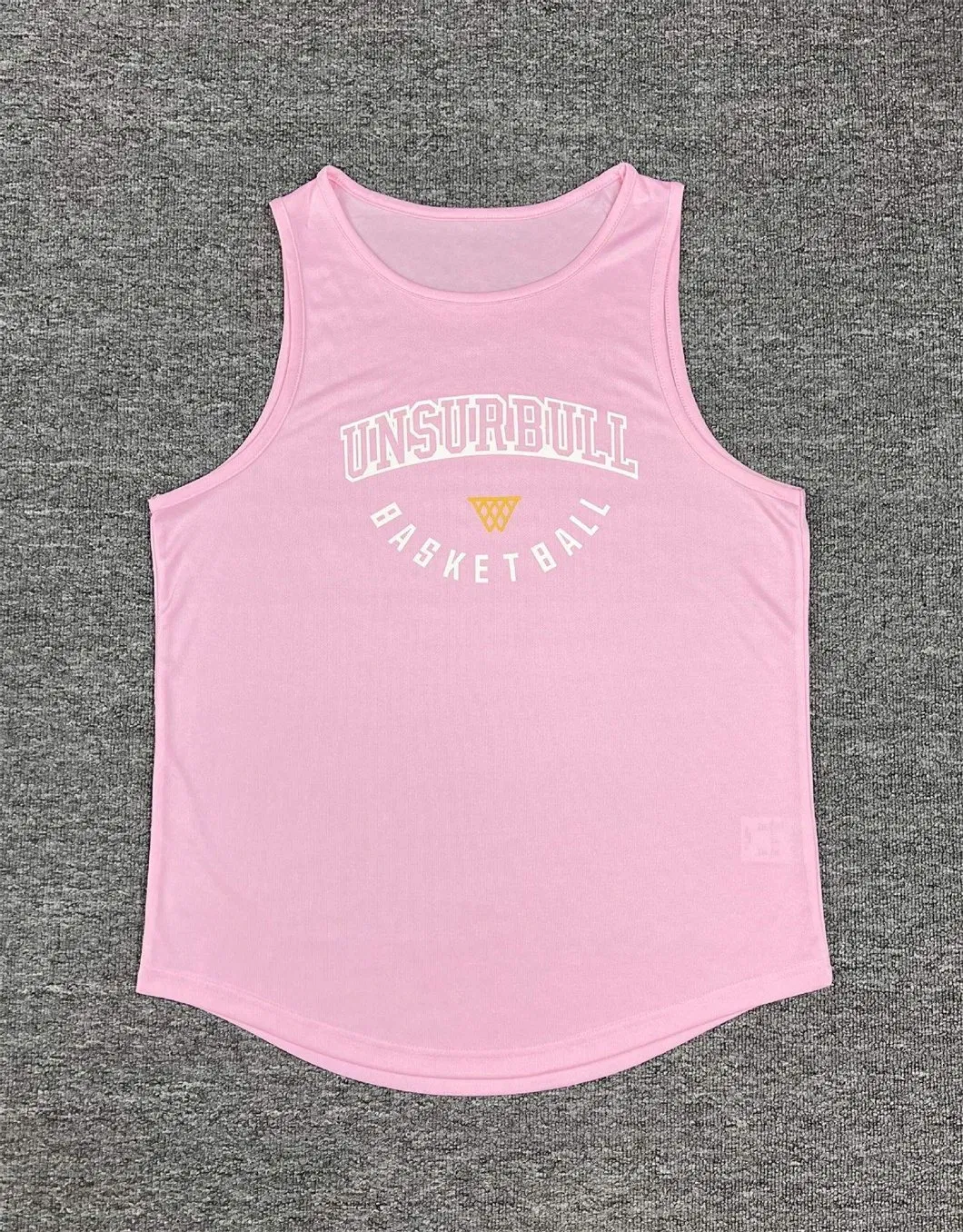 Wholesales Cheap Running Crop Tops Customized Light Weight Basketball Jerseys Breathable Gym Vest Oversize Men's Tank Tops