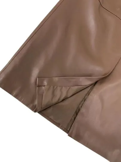 Genuine Leather Skirt Photo 6