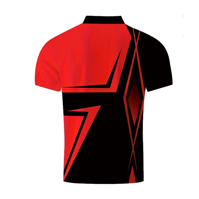 Custom Wholesales Private Label Sublimation Polo Shirts with Pattern
