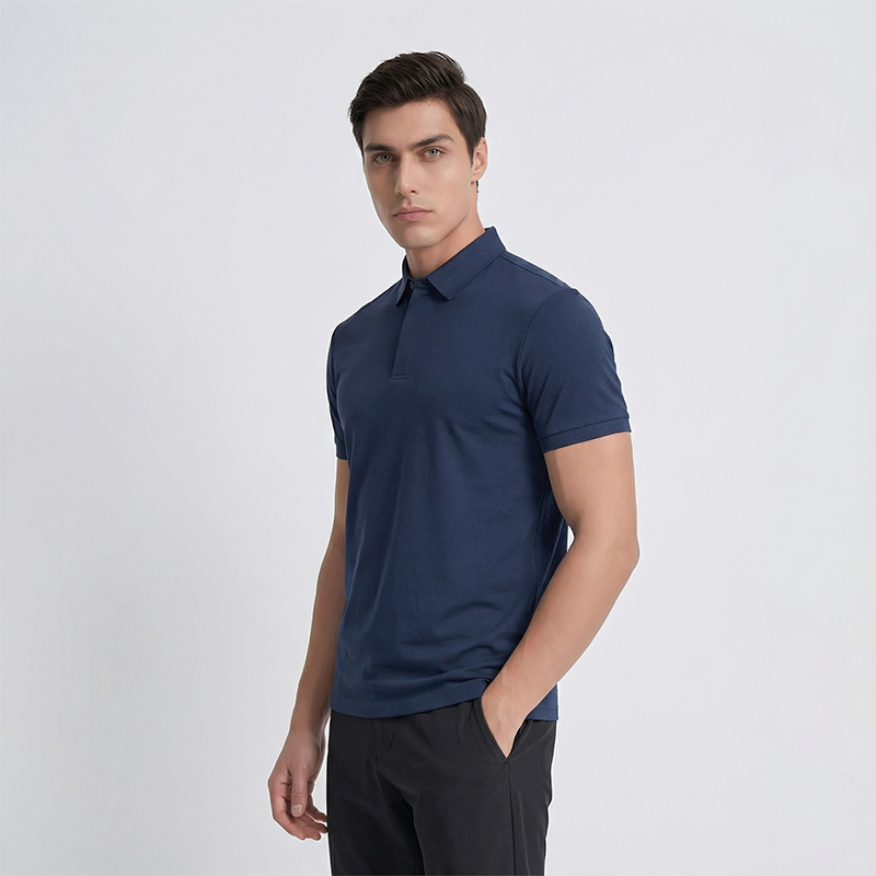 High Stretch Quick Dry Golf Man Polo Shirt for Sporting Casual