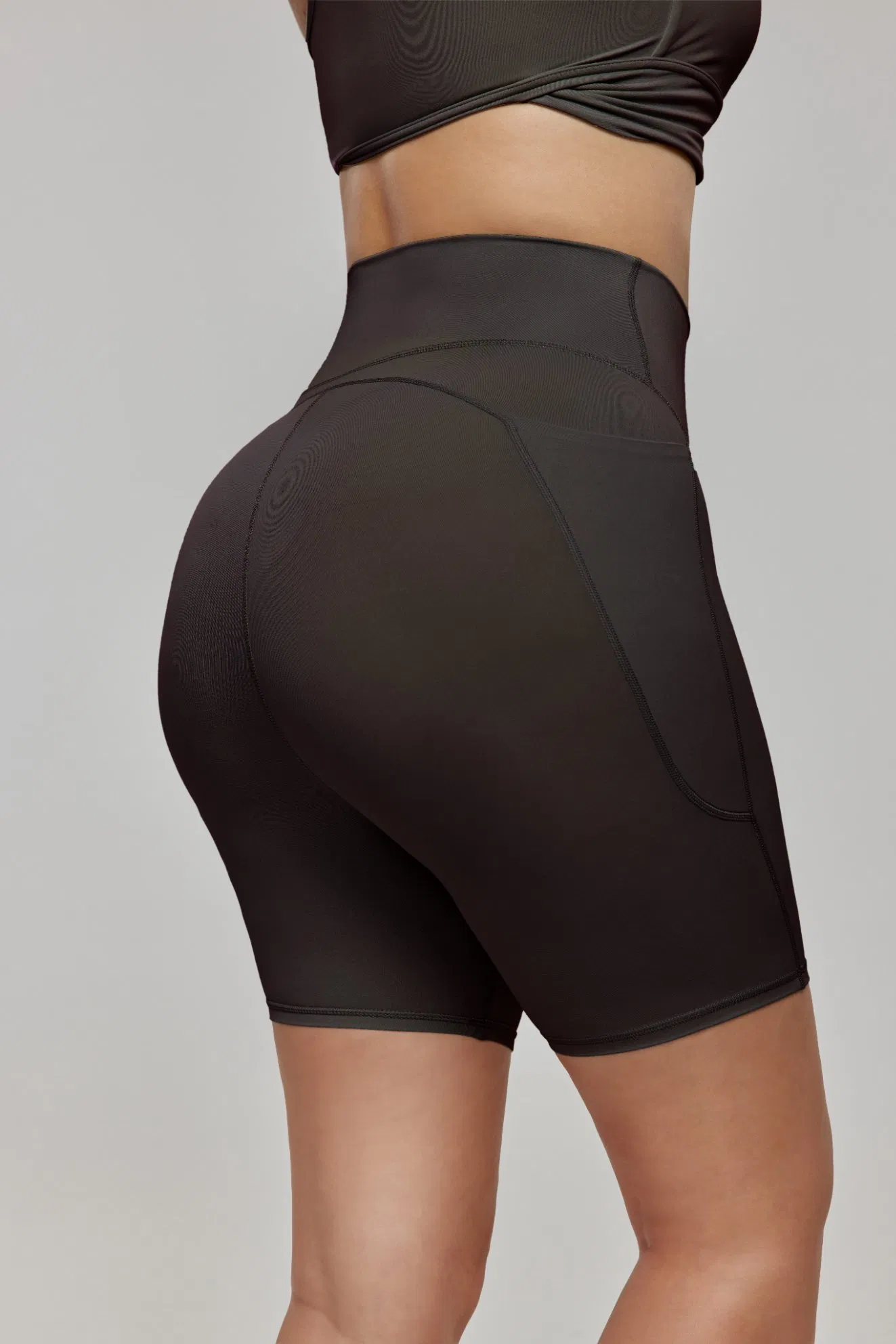 Women's Activewear High Waist Yoga Biker Shorts Compression Fit, Antibacterial, Plus Size Activewear Shorts