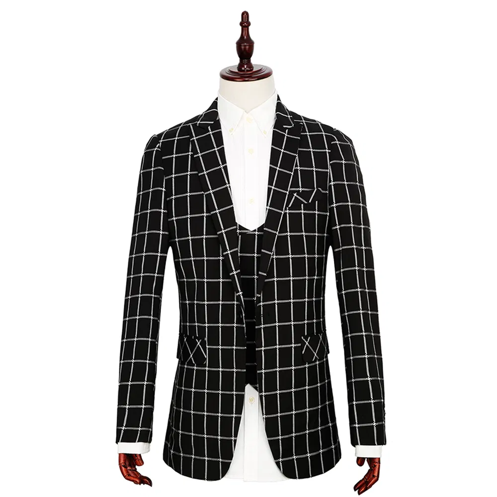 Royal Blue Satin Lapel Evening Groom Men Blazer