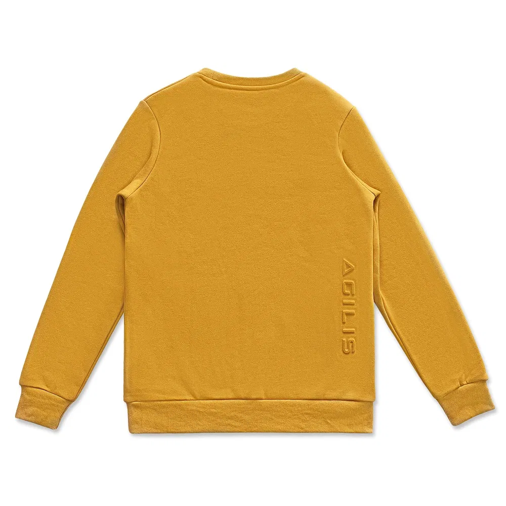 Embossed Logo Wholesale Quality Sweatshirts Custom Woven Tags