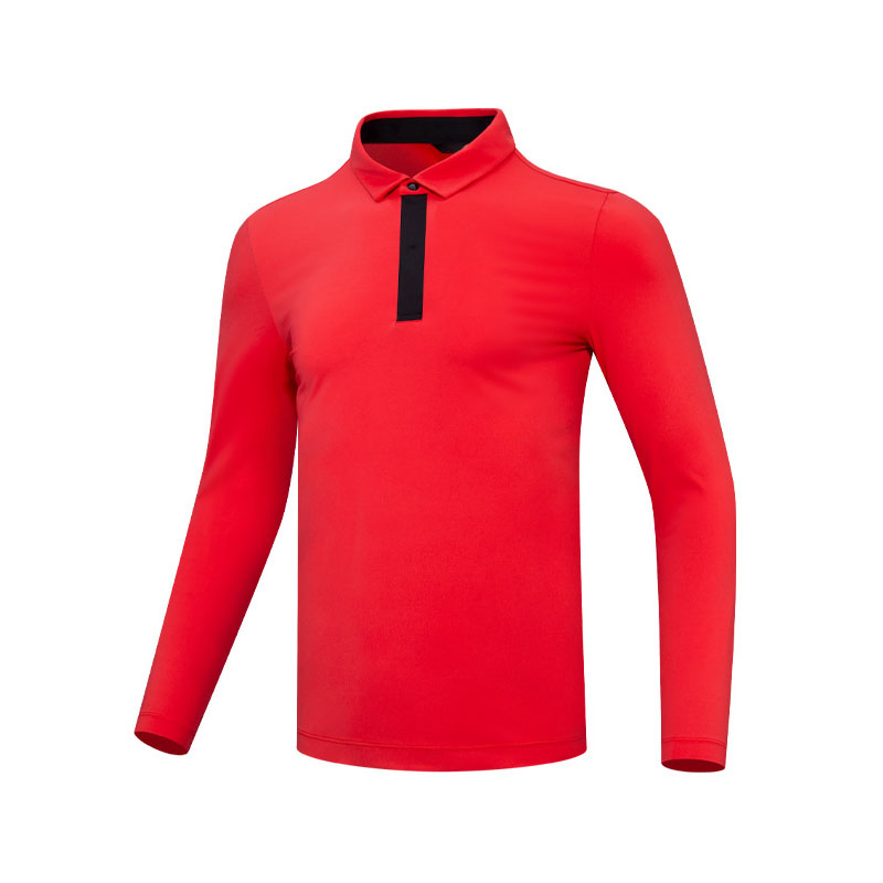 Custom Logo Long Sleeve Sport Uniform Polo Shirt for Men Polo Homme Grande Taille