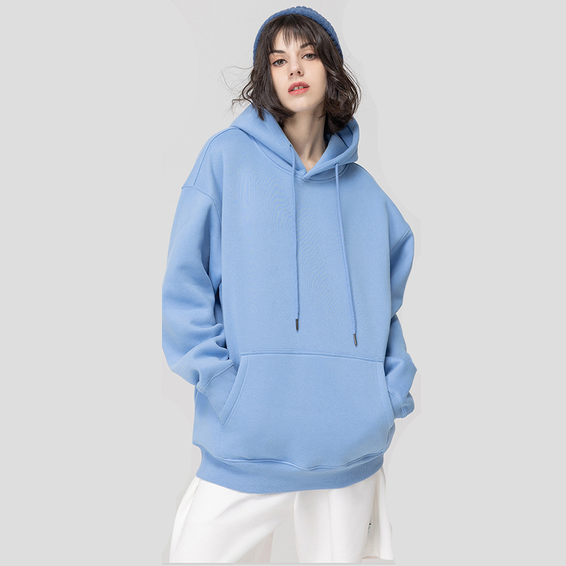 Wholesale Custom Logo Sweatshirt Unisex Fleece Terry Cotton Polyester Oversize Hoodies