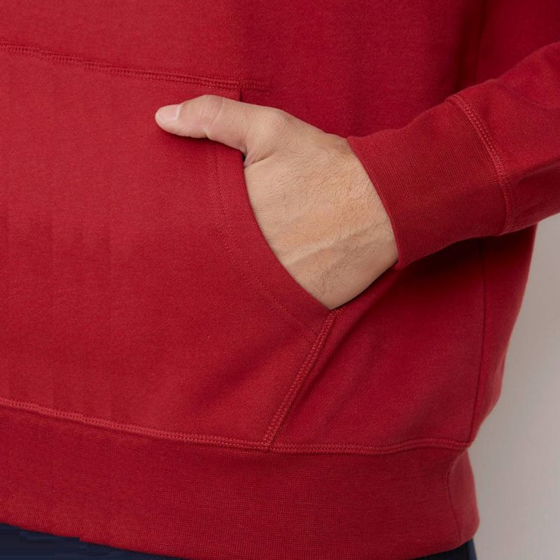 Mens Custom Kangaroo Pocket Embroidery Pullover Hoodies