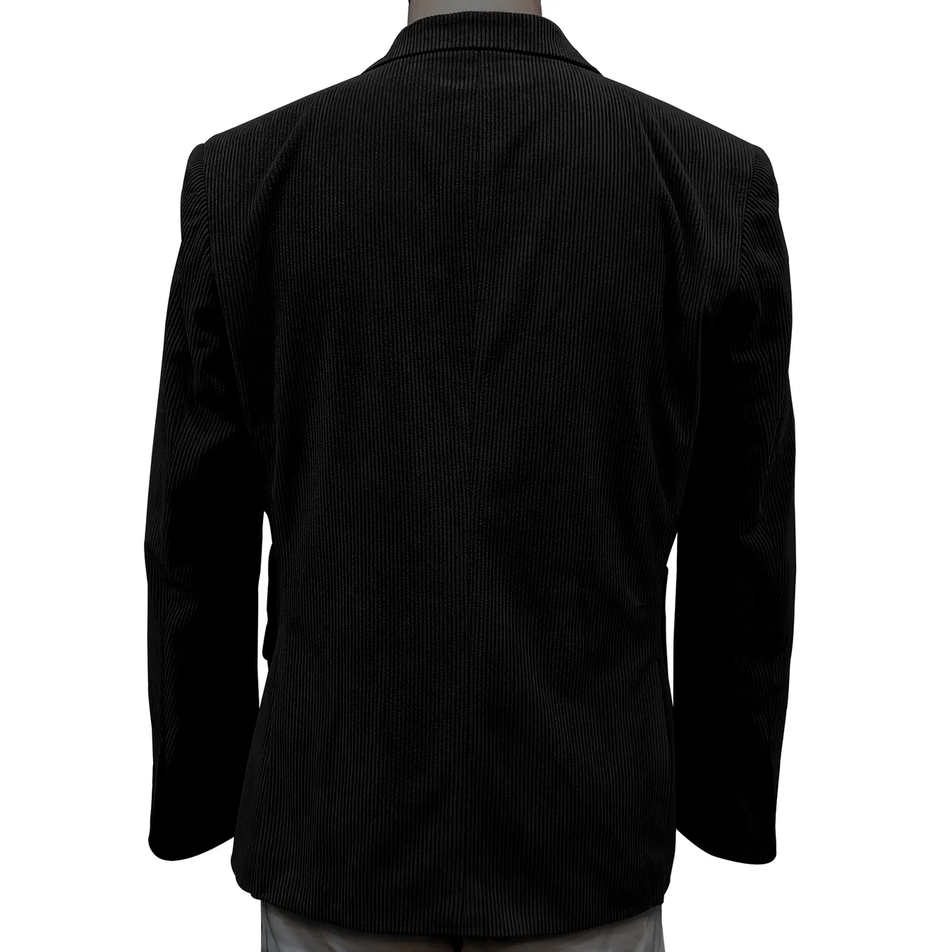 Wholesale Textured Corduroy Blazer Jacket for Men Casual Streetwear Style Black Multi-Color Custom OEM Men's Blazer
