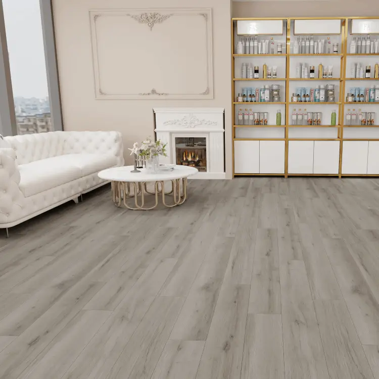 China Pvc Raw Material Glueless Installation Spc Click Flooring Manufacturers, Factory