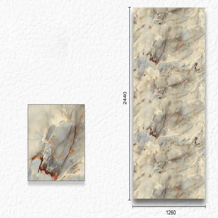 Wholesale UV Panel for Conference Rooms Scratch Resistant UV Panel Stain Resistant PVC Marble Panel Manufacturers, Factories