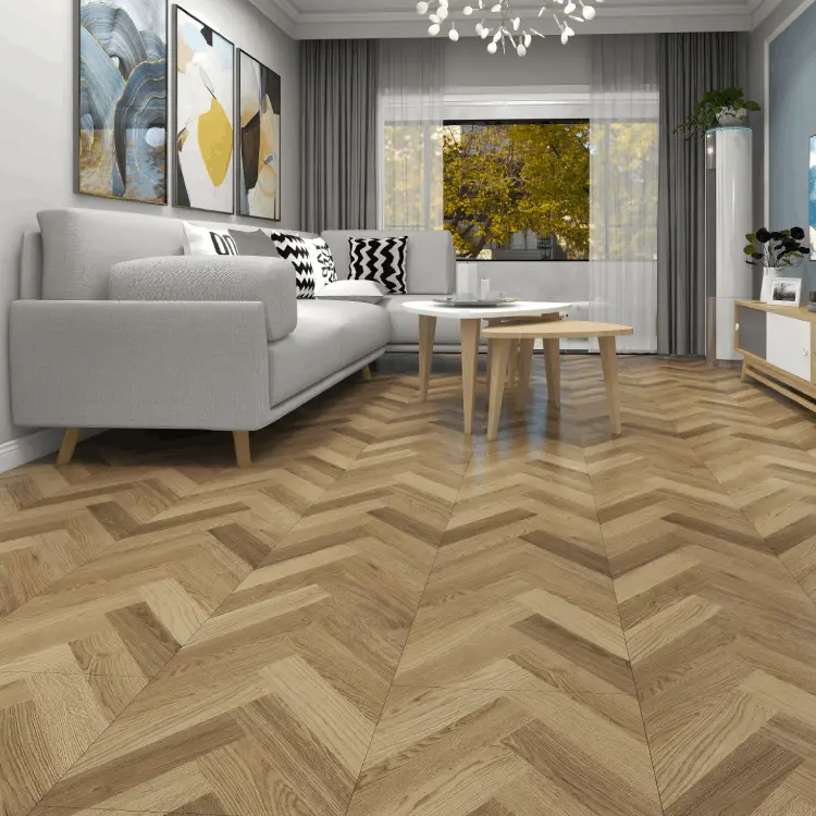 Custom Spc Chevron Stone Plastic Composite Floor Manufacturer, Supplier