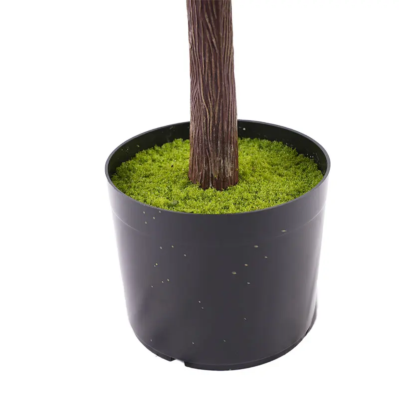 China Highly Recommended 150cm Artificial Photinia Leaf Plant Detachable Pot Perfect for Boutique Hotel Decor Suppliers, Factory