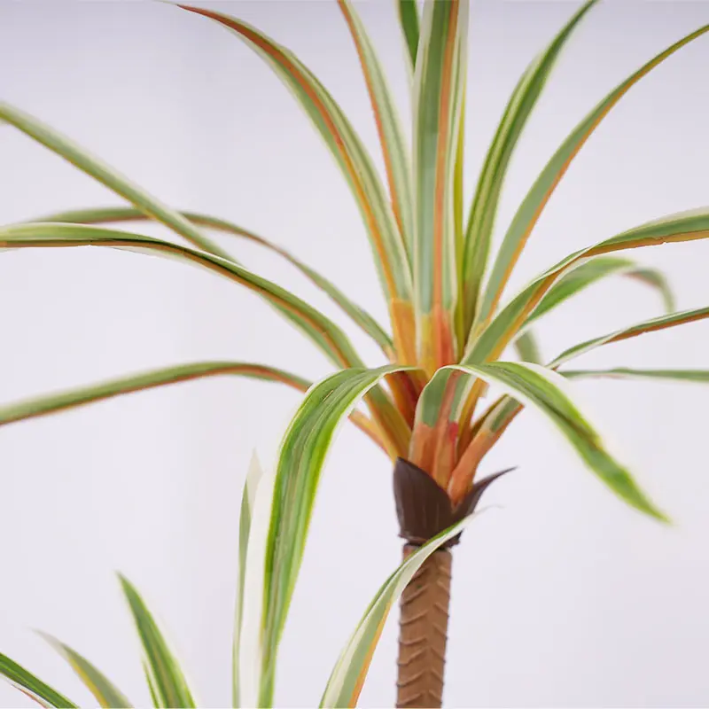 Wholesale H60cm Low Maintenance Dracaena marginata Artificial Plants tree  With Pot  for Modern Home and Office Interior Design