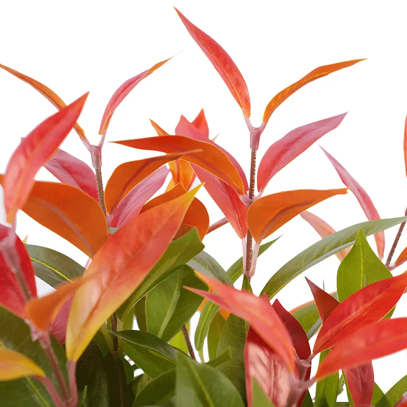 China High Quality H43cm Red and Green Bonsai Waterproof Durable Artificial Plant for Home or Hotel Decoration Manufacturer, Suppliers