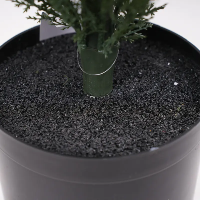 Wholesale 5FT Hot Sale Cedar Topiary Christmas Trees For Outdoor Decor Artificial Cypress Tree Fake Evergreen Plants Manufacturer, Factories