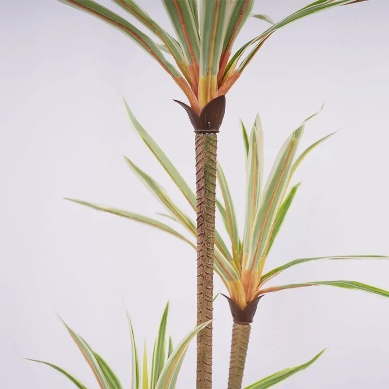 Wholesale Customization Available Artificial Plants Tree H90cm Dracaena marginata Planting Pot 3 Stems and 45 Leaves Green Home Office Decor Suppliers, Factories