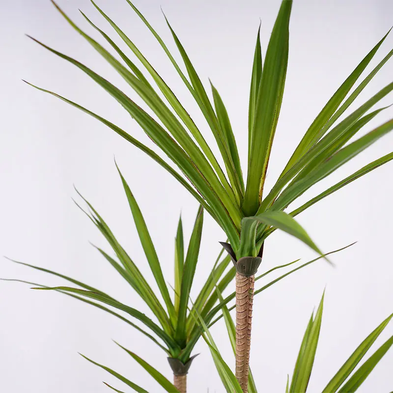 Wholesale Artificial Greenery Wholesale H120cm Detachable Artificial Dracaena 4 Stems 90 Leaves No Maintenance Long Lasting Decor Greenery Pot Supplier, Factories