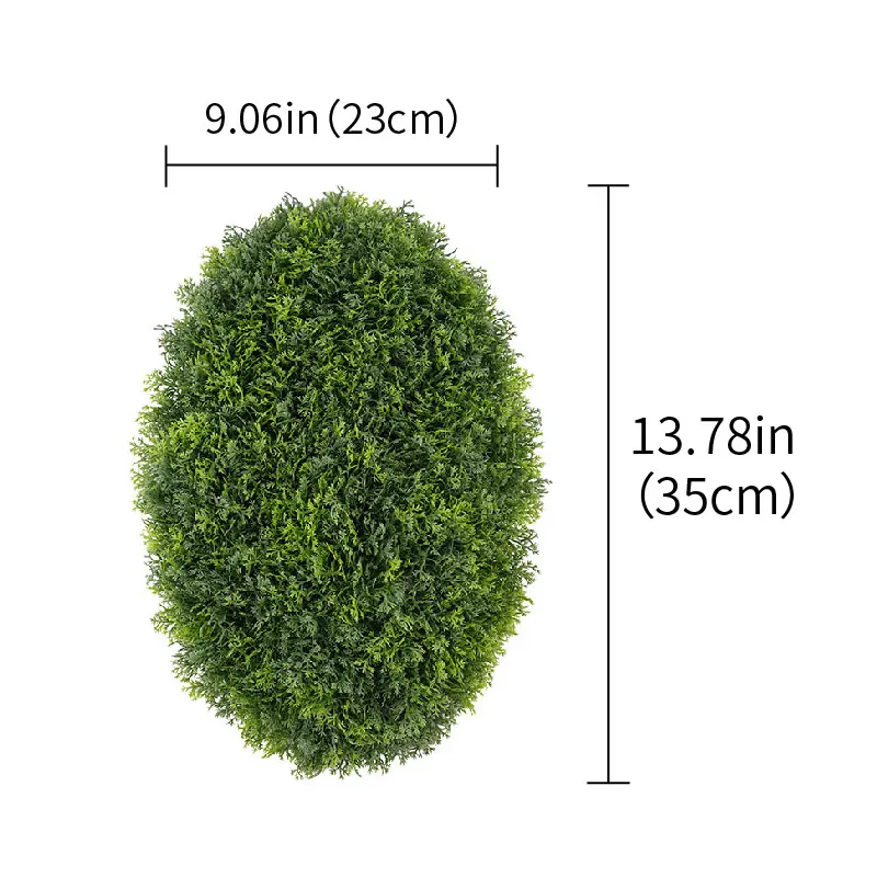 Wholesale Price Handmade Highly Realistic Artificial Grass Wall Panels Customizable UV Resistant Eco-Friendly 35x23cm Wall Decor