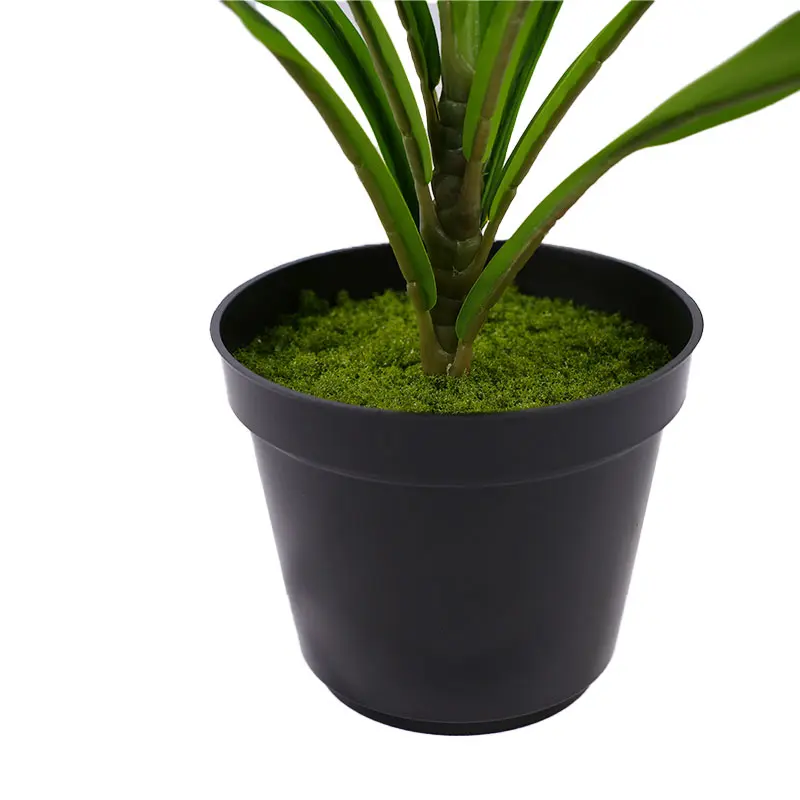 Wholesale Best Selling Artificial green plants H40cm Cordyline fruticosa leaves in pot Green Gardening supplies for Commercial Use Manufacturers, Supplier