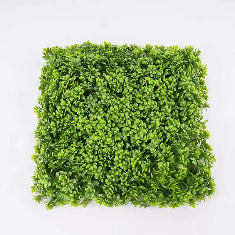 Wholesale Top Selling High Quality 25cm Square PE Artificial Grass Panel Water Resistant Eco-Friendly for Home Garden Office Hotel Indoor Supplier, Factory