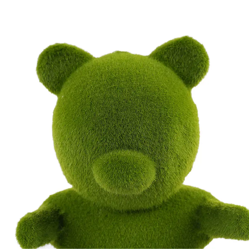 Artificial Green Bear Ornament 1
