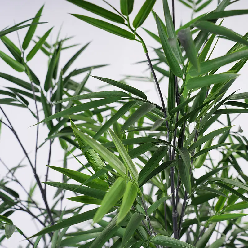 China Living Room Decor Fireproof Plastic Bamboo Tree H120cm 3 Stems 279 Leaves Potted  Easy to maintain Bionic Plants Manufacturer, Suppliers