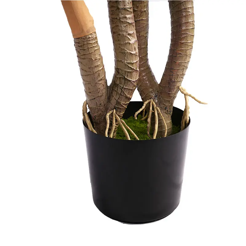 Wholesale Decorative plants H155cm Green Plastic Dracaena with Two Stems  Four Heads and 156 Leaves Potted Plant Suitable for Indoor and Outdoor Use Supplier, Factory