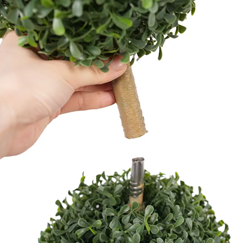 Wholesale Artificial Topiary Ball Tree in Pot UV Resistant Waterproof Faux Plant for Garden Hotel Indoor Outdoor Decor Suppliers, Factory