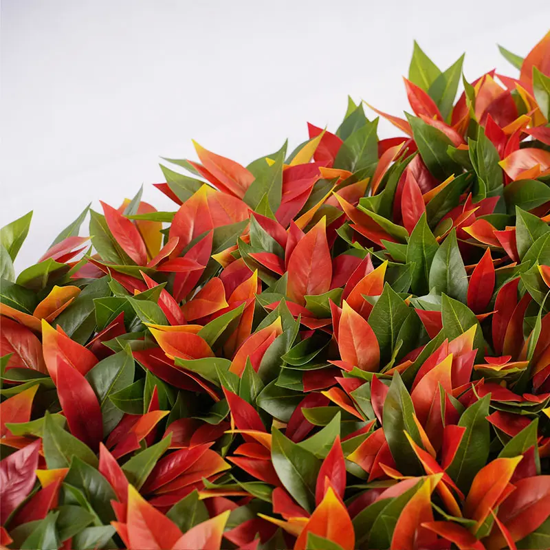 Wholesale Friendly Retractable Photinia Hedge H120cm 1310 Leaves Outdoor Decoration