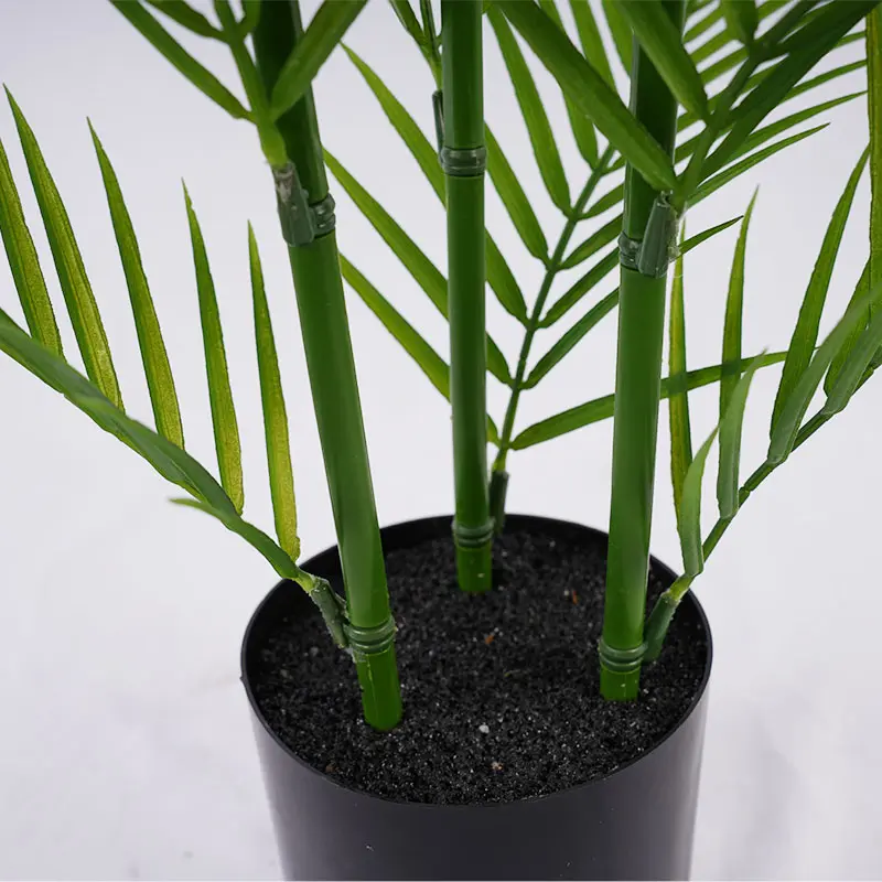 Wholesale Top Selling Natural Appearance 125cm Faux Areca Palm Plant Artificial Decor Tree for Office Workspace Indoor Use Manufacturer, Supplier