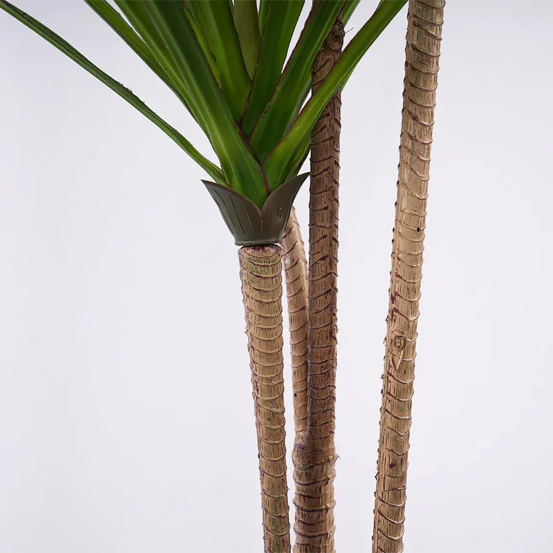 Wholesale Artificial Greenery Wholesale H120cm Detachable Artificial Dracaena 4 Stems 90 Leaves No Maintenance Long Lasting Decor Greenery Pot Supplier, Factories